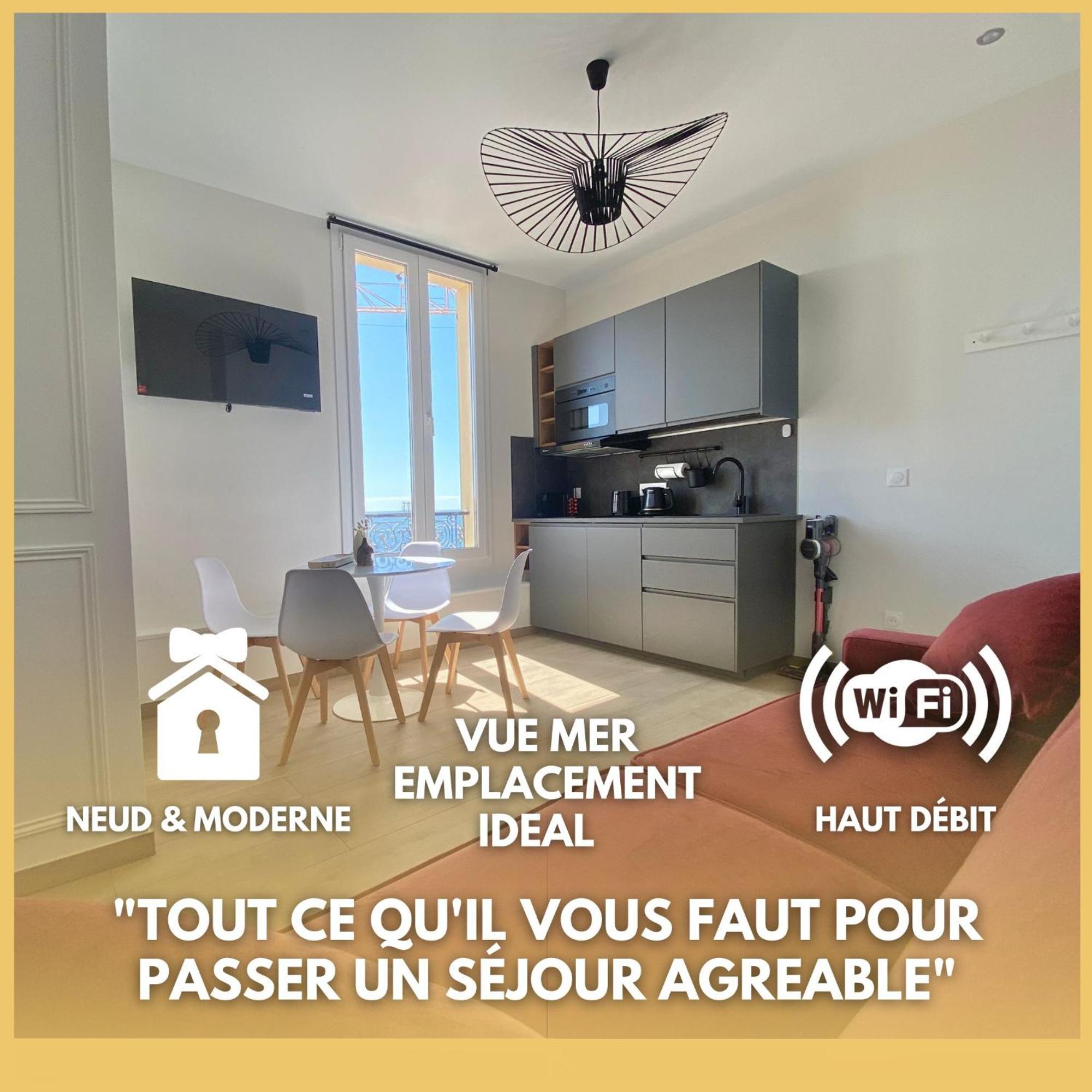 Appartement Moderne Climatise Monaco Vue Mer Cap-d'Ail Esterno foto