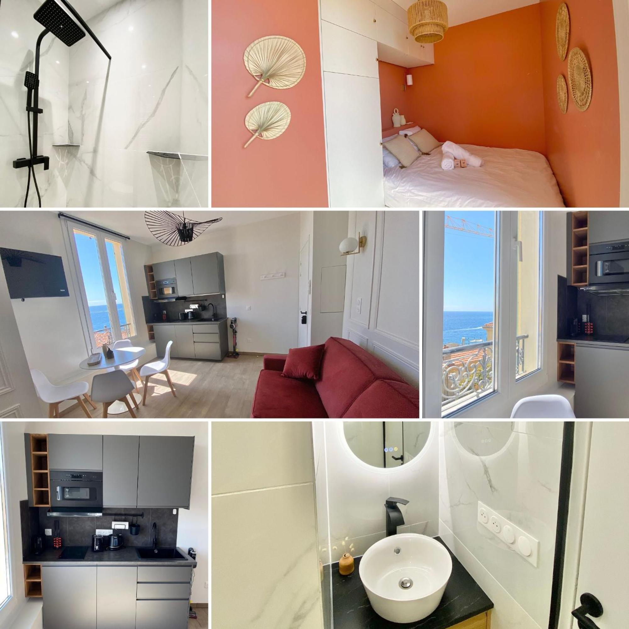 Appartement Moderne Climatise Monaco Vue Mer Cap-d'Ail Esterno foto