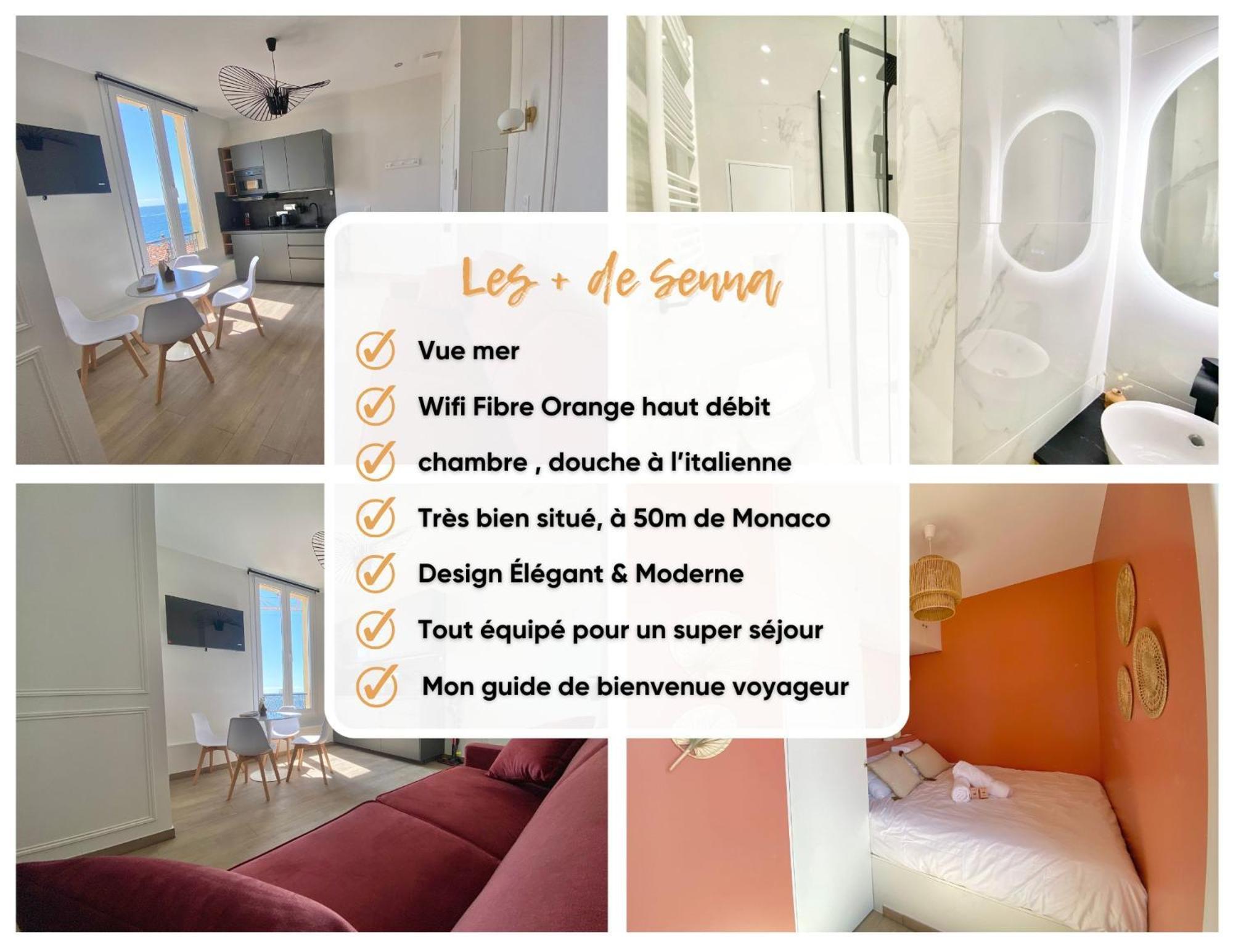 Appartement Moderne Climatise Monaco Vue Mer Cap-d'Ail Esterno foto