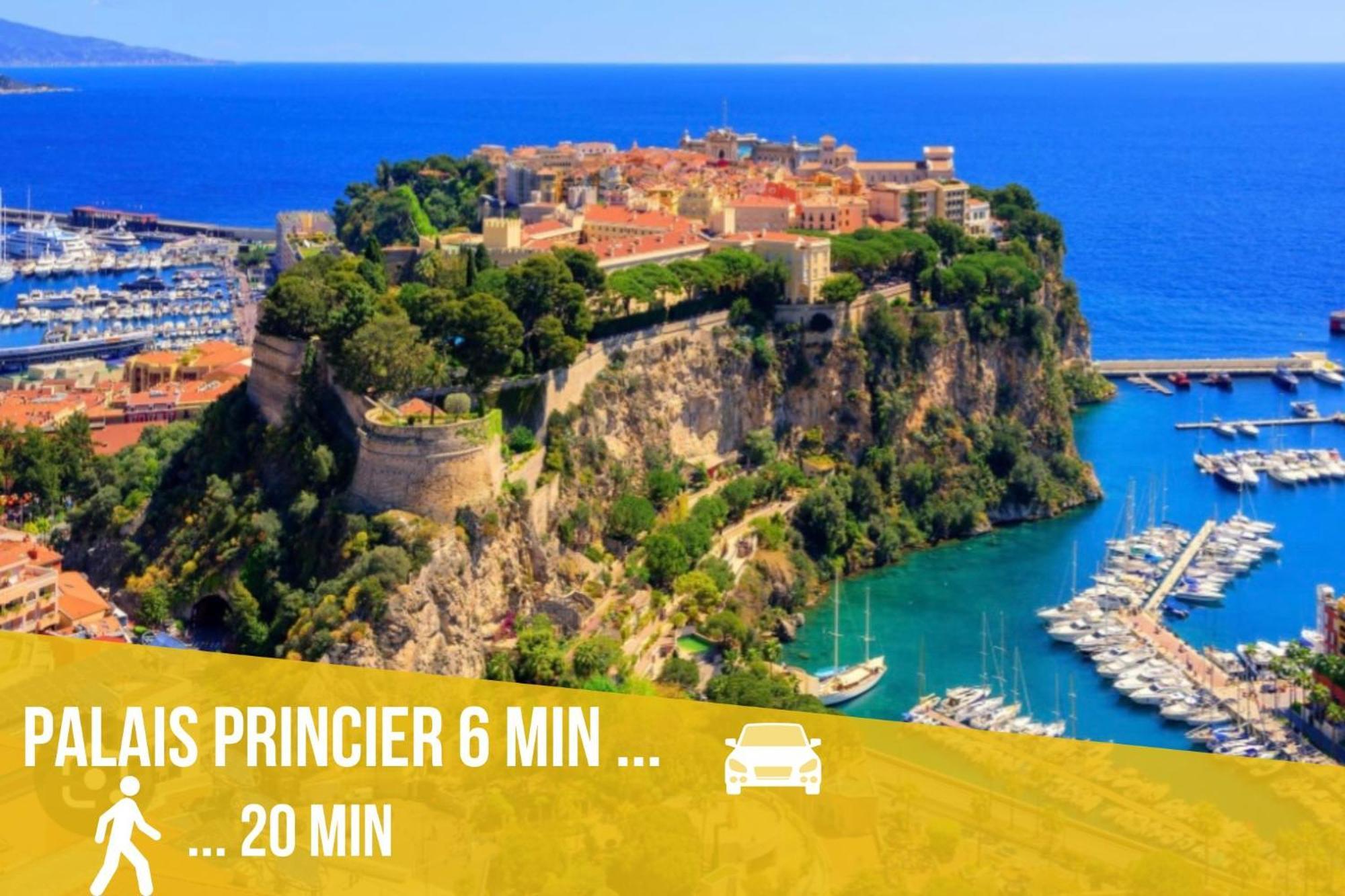 Appartement Moderne Climatise Monaco Vue Mer Cap-d'Ail Esterno foto